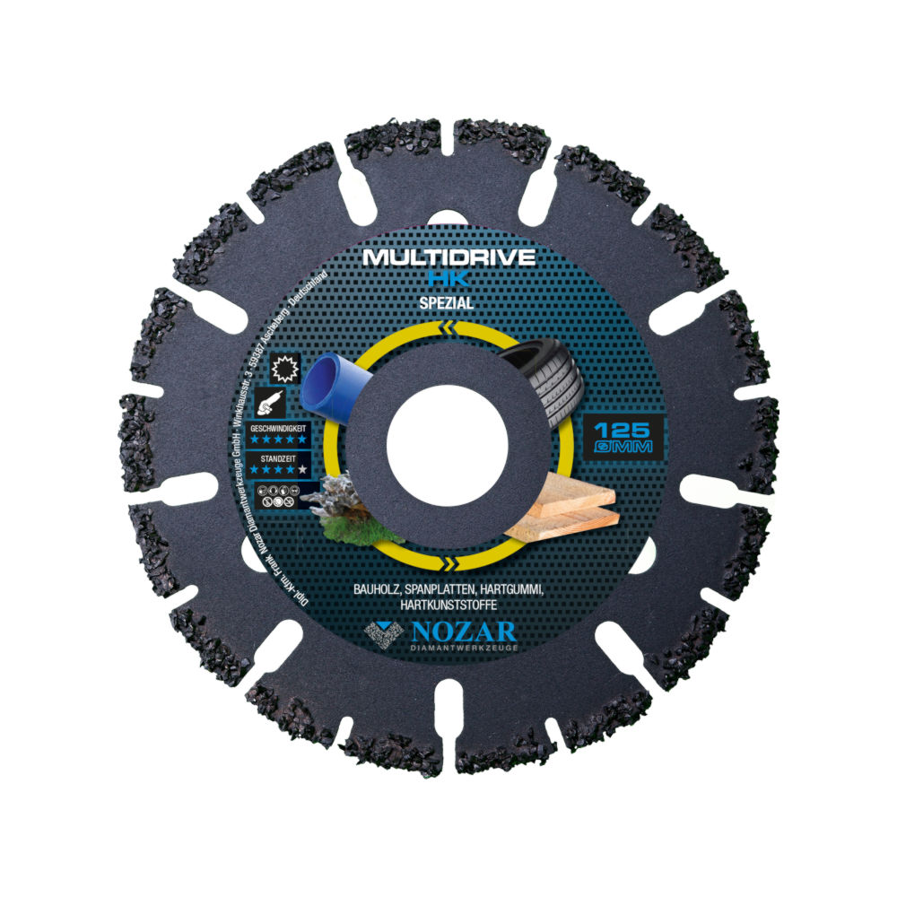 Nozar Multidrive HK Hartmetall-Trennscheibe 125 x 22,23 mm