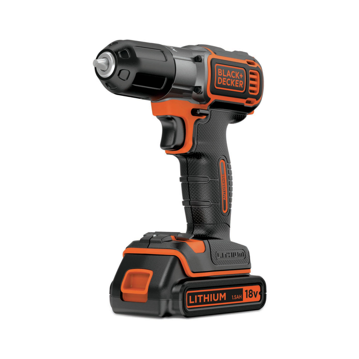 Black+Decker AutoSense Akku-Bohrschrauber 18 V 1,5 Ah