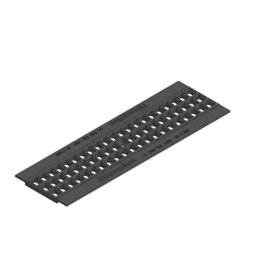 Hauraton Faserfix Standard E 100 GUGI Guss-Gitterrost C 250 500 mm