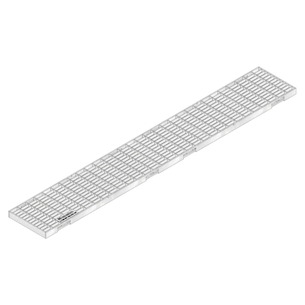 Hauraton Faserfix KS 100 Gitterrost B 125 1000 mm