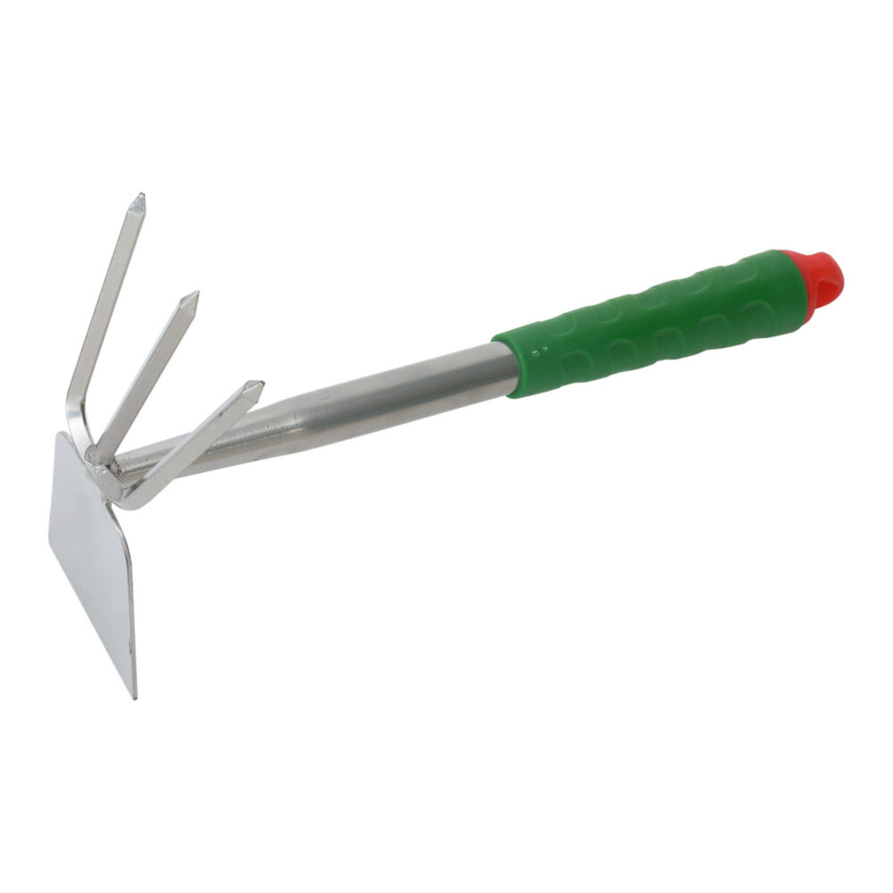 Triuso Kleinhacke Flachform 7 cm mit 3 Zinken