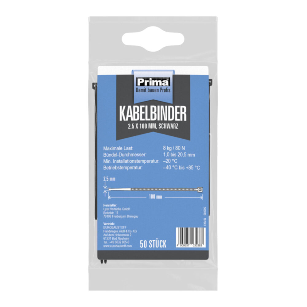 Prima Kabelbinder 50 Stück
