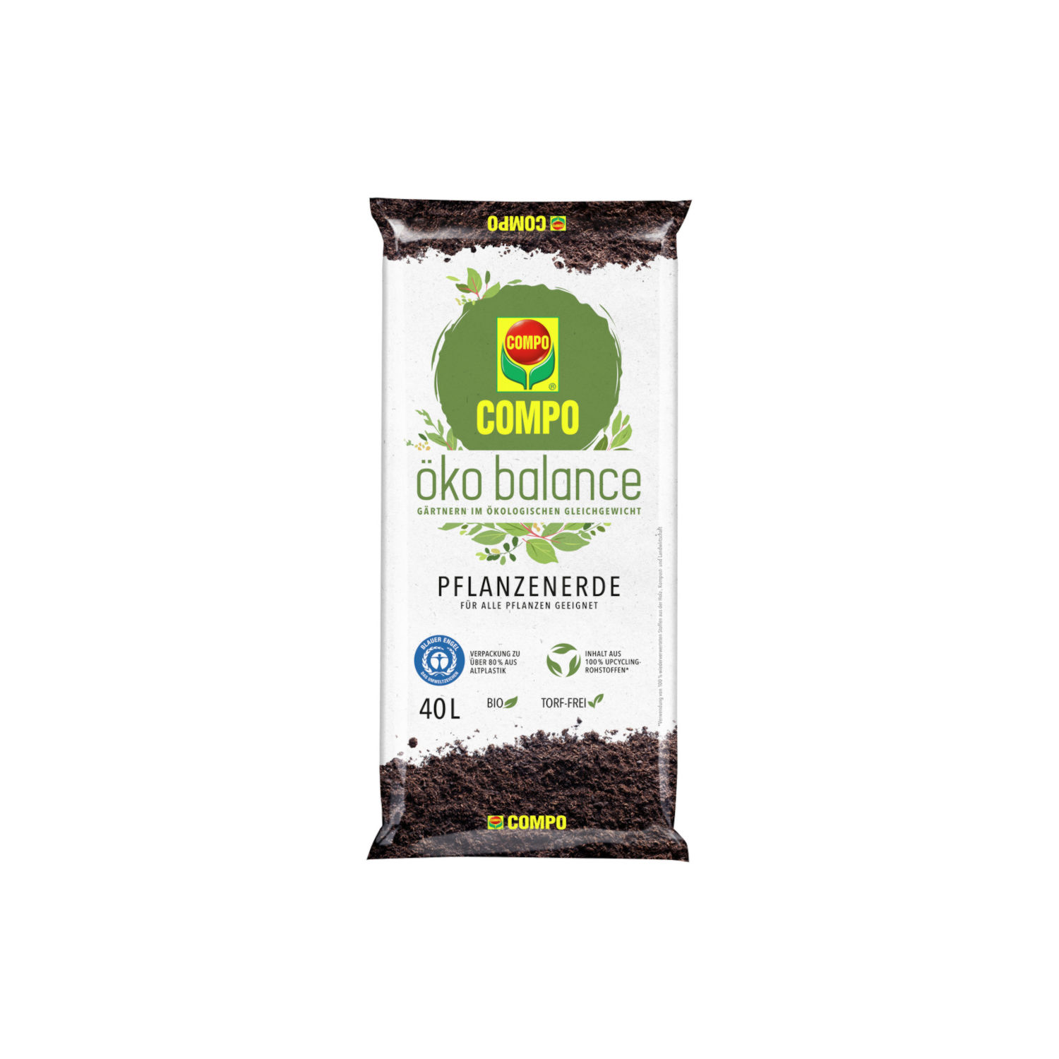 COMPO öko balance Pflanzenerde torffrei 40 l